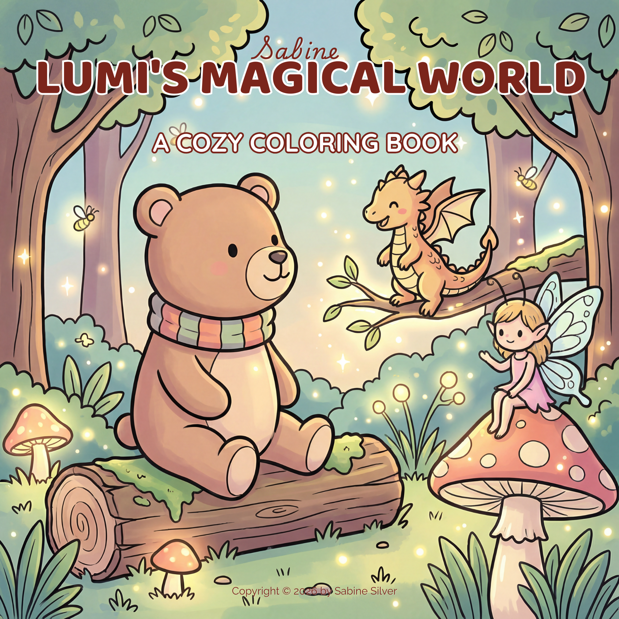 Lumi's Magical World digital coloring book cover